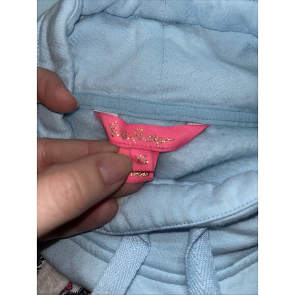 Lilly Pulitzer Cotton Blend Mock Neck Long Sleeve Sweatshirt Size XS - Picture 9 of 10